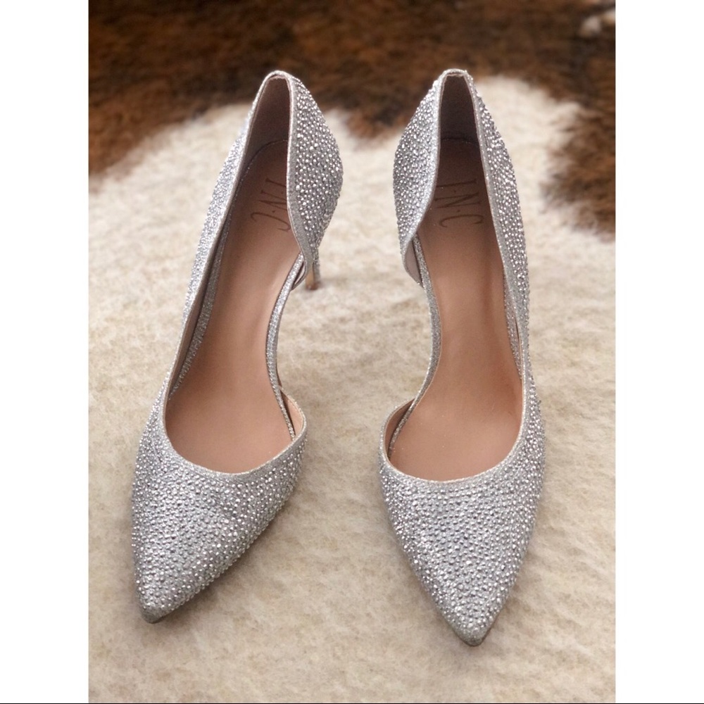 INC Rhinestone Heels - Picture 2 of 2